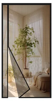 Obrázok produktu pre Sieť proti hmyzu 150 x 240 cm, čierna, sklolaminát, pre dvere