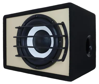 Produktbild von Universeller Auto-Subwoofer - Aktiver Slim Untersitz-Bass - 3800 W - 4 Ω - 50–250 Hz - 90 dB SNR - Weiß