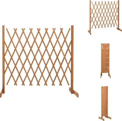 Produktbild von vidaXL Garten-Rankzaun Orange 180x100 cm Massivholz Tanne -  Zaunfelder