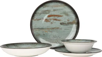 Obrázek produktu pro Sada nádobí Bonna - Madera - 24 kusů - 6 osob - porcelán