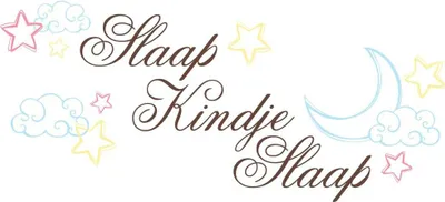 Produktbild von Wandsticker RoomMates - Schlaf Kindchen schlaf