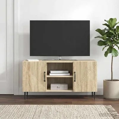 Obrázek produktu pro vidaXL TV skříňka Sonoma dub 102 x 34,5 x 50 cm dřevotřísková deska