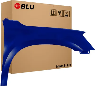 Immagine prodotto di BLU Parafango compatibile con Skoda Yeti 5L LIFT LF5A Destra Blau PacificBlau | 2009-2013 | Anteriore | Verniciato | Pronto per il montaggio | Acciaio