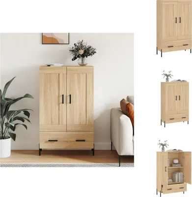 Immagine prodotto di vidaXL Credenza Sonoma-quercia 69,5x31x115 cm in legno - Credenze