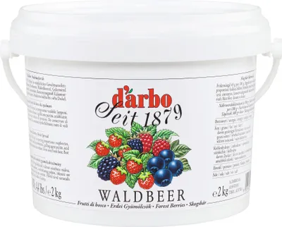 Produktbild von Food-United WALDBEEREN-FRUCHTAUFSTRICH 2kg im Vorrats-Eimer von DARBO