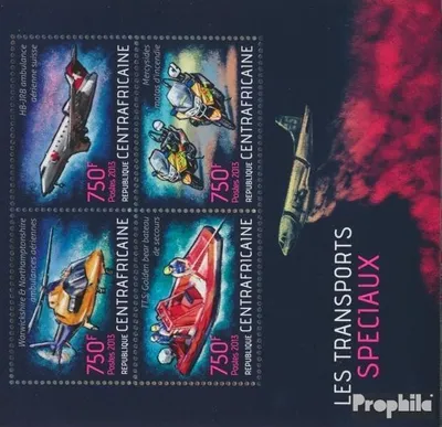 Produktbild von Briefmarken Zentralafrikanische Republik 2013 Mi 4291-4294 Kleinbogen (kompl. Ausgabe) postfrisch Sondertransport