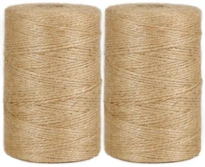 Produktbild von Leinwandartiges Juteband - Braun - Für Gartendekorationen mit Pflanzen - 2 Stücke - 400 Meter
