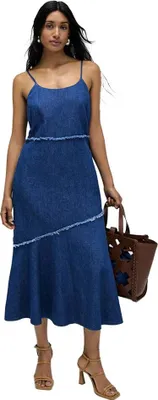 Produktbild von Salsa Jeans 21008699 ärmelloses Kleid Blau M Frau Blau M