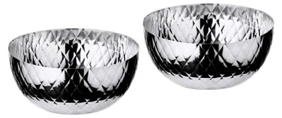 Schalen-Set Ponza, 2er-Pack, Ø 15 cm, Höhe 10 cm, mit Muster