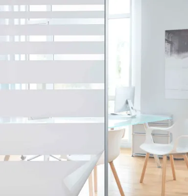 Produktbild von Fensterfolie selbsthaftend Streifen 67x200 cm Sichtschutzfolie Anti-UV statische Haftung Folie selbstklebend, 201916000