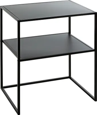 Produktbild von HAKU Beistelltisch schwarz - Metall, B/H/T: 50x60x40 cm