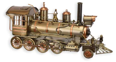 Produktbild von Blechmodell einer Dampflokomotive Replikat Retro Design Dekoration