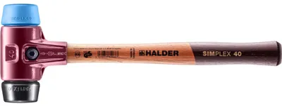 Zdjęcie produktu dla Halder SIMPLEX-Schonhammer 40 TPE-soft/GUMMIK. TE SIMPL