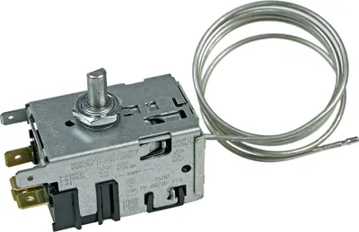 Produktbild von easyPART passend für 596249 gorenje Thermostat Kühlthermostat Kühlschrank Kühlgerät Kühl-Gefrier-Kombinationen Danfoss 077B6532 780mm Kapillarrohr 4x6,3mm AMP passend Neckermann