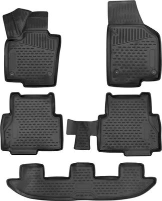 Zdjęcie produktu dla 2010-2025 VW Sharan dywaniki podłogowe TPE czarne 5 szt