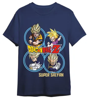 Produktbild von Dragon Ball Z Super Saiyajins T-Shirt fü r Erwachsene