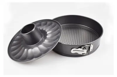 Produktbild von Backform rund Ø 26 cm - Springform mit 2 Böden, Antihaftbeschichtung