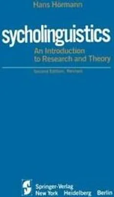 Obrázek produktu pro Psycholinguistics