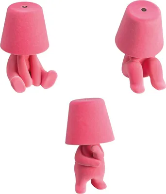 Produktbild von Luxus - Bins Brother Tischlampe - Rosa - Set van 3
