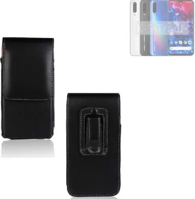 Produktbild von K-S-Trade Gürteltasche kompatibel mit General Mobile GM 20 Pro Schutz Hülle Handy Hülle mit Magnetverschluss Holster in schwarz