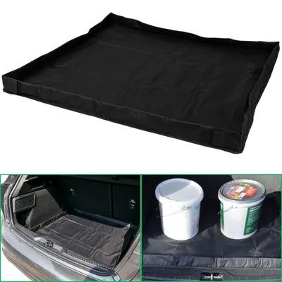 Produktbild von Kofferaum Schutzdecke Auto und Wohnmobil ca. 88 x 76 cm schwarz