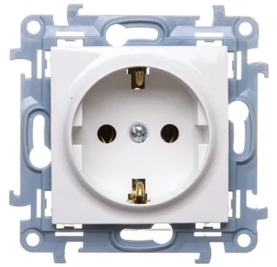 Zdjęcie produktu dla Kontakt-Simon CGSZ1.01/11, Biały, Plastik, IP20, 250 V, 77 mm, 40 mm