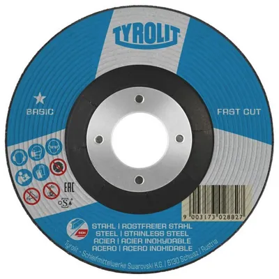 Obrázek produktu pro Brousicí kotouč Tyrolit Fastcut (Basic) 230 x 6 x 22,2 mm - Ocel / nerezová ocel