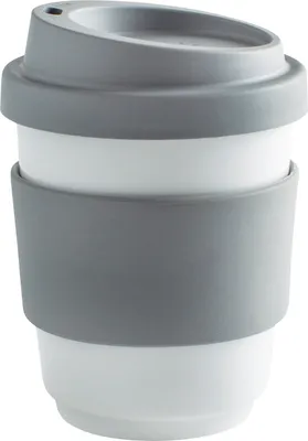 Produktbild von KAHLA Becher 0,27 l + Trinkdeckel + Banderole fillit cool gray 2DH175A44010C