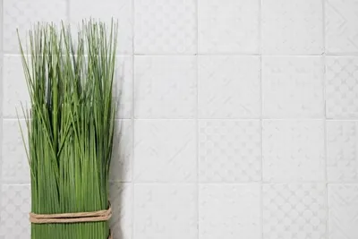 Produktbild von Handmuster Retro Vintage Mosaik Fliese Keramik weiß Geo White MOS22B-1401_m