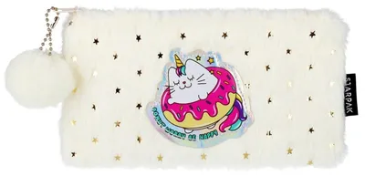 Image de Trousse à crayons en peluche Cristal Catcorn Starpak