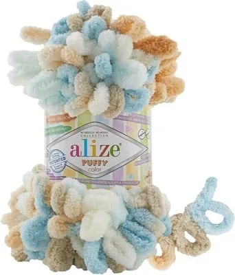 Produktbild von Alize Puffy Color 6530 Strickgarn