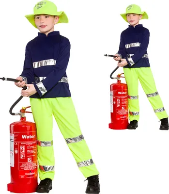 Produktbild von Kostüm Feuerwehrmann Billy -Firemann Kinderkostüm  8-10 Jahre