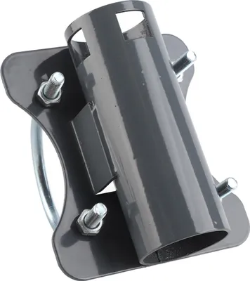 Obrázek produktu pro Držák anténního stožáru z nerezové oceli 30 mm až 50 mm Nastavitelný držák pro montáž antény ve tvaru písmene U Pól na montážní adaptér pro trubky