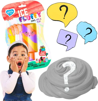 Zdjęcie produktu dla Lody Slime Z Niespodzianką 3W1 Miękka Pianka Różne Kolory I Zapachy 110Ml 80127