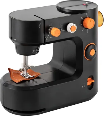 Immagine prodotto di Macchina da cucire portatile mini - FHSM-398. Macchina da cucire domestica - Punto dritto - 2 velocità - Pedale - Luce LED - Ideale per principianti e riparazioni