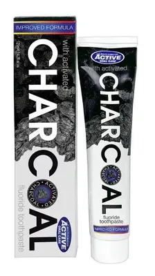 Immagine prodotto di BEAUTY FORMULAS dentifricio al fluoro con carbone attivo 125ml