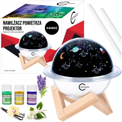 Produktbild von Ultraschall-Luftbefeuchter 3-in-1 mit Lampe und Aromatherapie