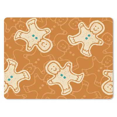 Produktbild von MuchoWow® Mauspad Mousepad Schnittmuster - Lebkuchen - Plätzchen 23x19 cm - Mousepads - Maus Mat - Pad - Mausunterlage - Schreibtischunterlage - Mauspad