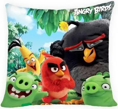 Image de Angry Birds dekoratives Kissen 40X40 cm