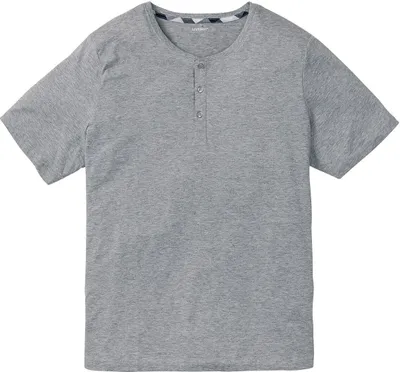 Produktbild von Livergy Herren Sommer-Pyjama Shorty Schlafanzug Pyjama Grau-Karo 3XL