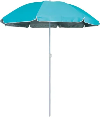 Zdjęcie produktu dla Eurotrail ETCF0933, Parasol plażowy, Okrągły, Niebieski, Poliester, Aluminium, Aluminium