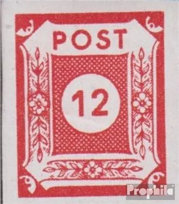 Produktbild von Briefmarken Sowjetische Zone (All.Bes.) 1945 Mi 46A b  postfrisch Ziffer im Kreis