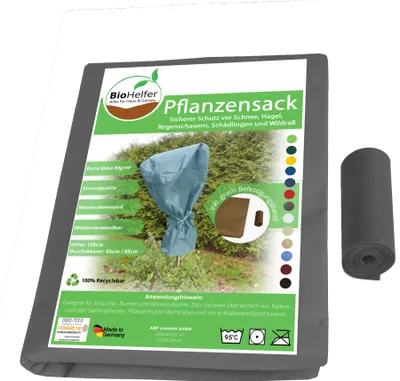 Produktbild von AMF Life Wintervlies+Bänder, für Pflanzen 1,5m x 3m - 80g/m² grau