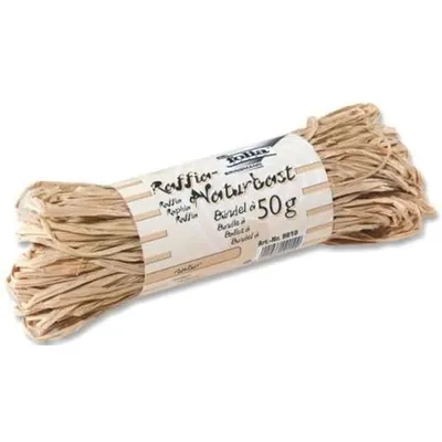 Produktbild von folia Raffia-Naturbast 50 g natur