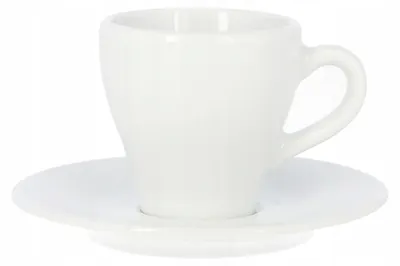 Produktbild von Lubiana Paula Tasse mit Untertasse für Espresso, Weiß