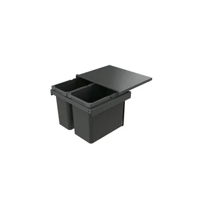 Immagine prodotto di Naber Cox Stand-UP® 350 S/500-2, cestino per estensioni esistenti, antracite, H 350 mm 8013423