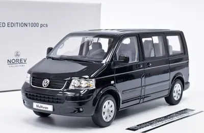 Produktbild von Volkswagen T5 Multivan (2003) schwarz NOREV 1:18
