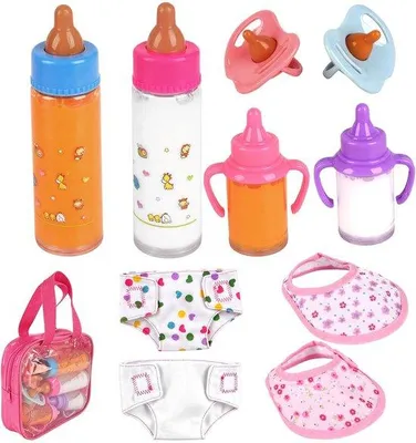 Productafbeelding van Set van 10 Poppenaccessoires voor Kinderen
