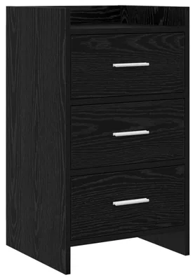 Image de Tables de chevet Chêne noir 40 x 36 x 70 cm Bois d'ingénierie