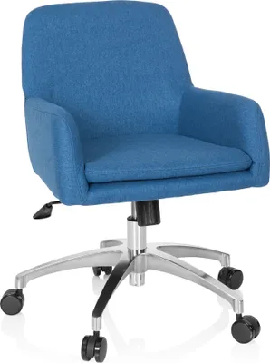 Produktbild von hjh OFFICE Home Office Bürostuhl SHAKE 400 Schreibtischstuhl mit Armlehnen Stoff Drehstuhl